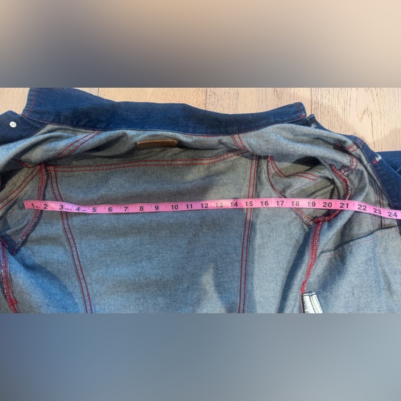 B SIDES Blue Jean Jacket with Gold Buttons (jeans not included!See other listing - Picture 11 of 12